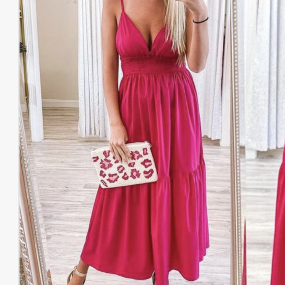 Hot Pink Formal Dress